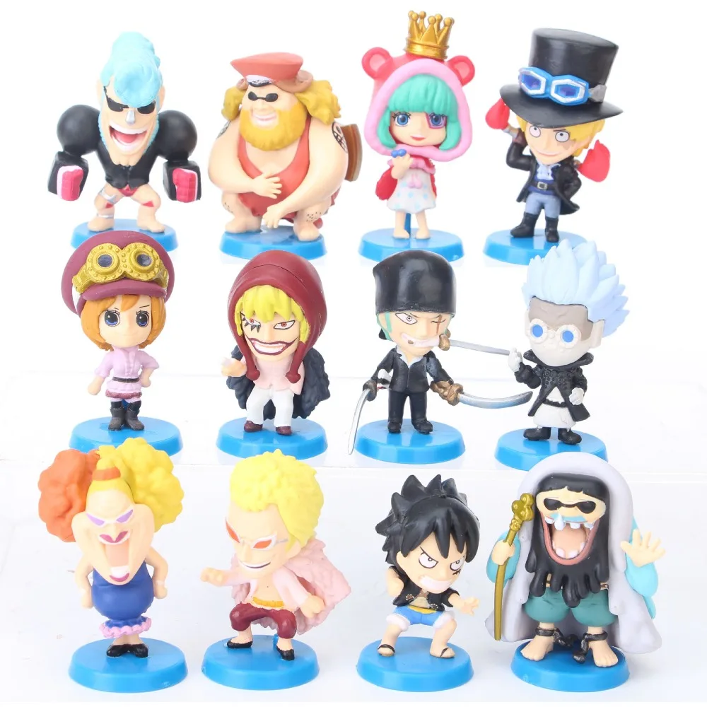 

Anime One Piece Figures Luffy Zoro Doflamingo Franky Revolutionary Sabo Koala Corazon PVC Action Figures Models Toys Gift SA1863