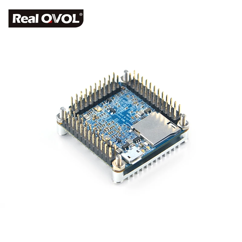 RealQvol Friendlyarm NanoPi NEO Core2 512 МБ/1 ГБ DDR3 Оперативная память Allwinner H5, 64-разрядным четырёхъядерным Cortex A53 8 Гб памяти на носителе eMMC u-boot, Ubuntu core