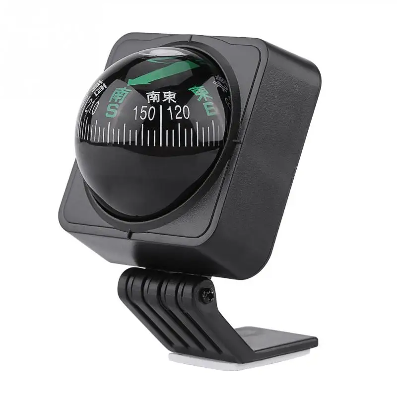 

Car Dashboard Compass Adjustable Dash Mount Compass Navigation Hiking Direction Pointing Guide Ball Car Truck Outdoor Boat