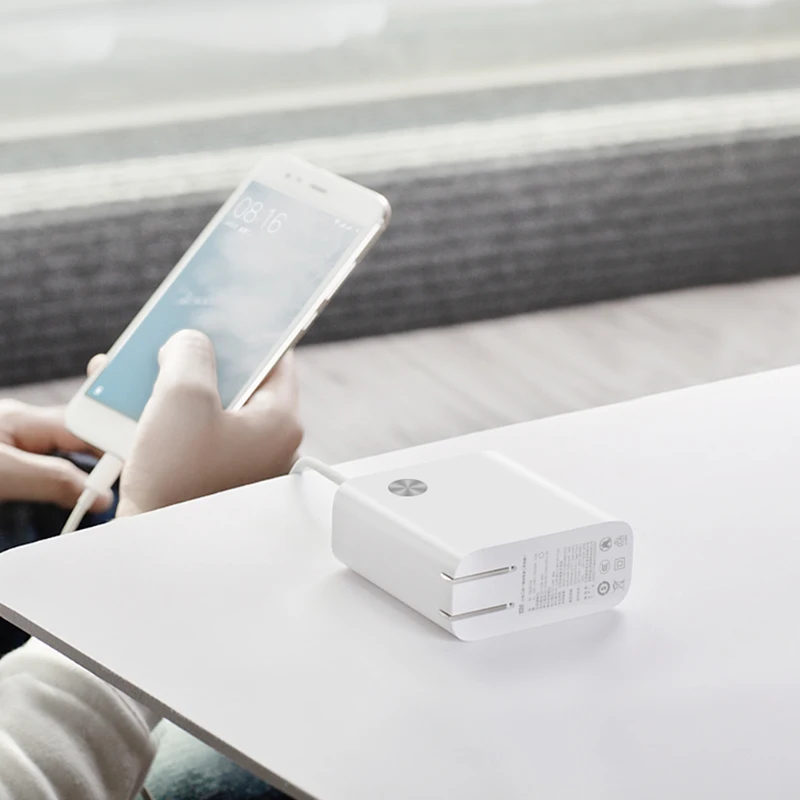 Оригинальный внешний аккумулятор Xiaomi Mi 5000 мАч с двумя usb разъемами быстрой