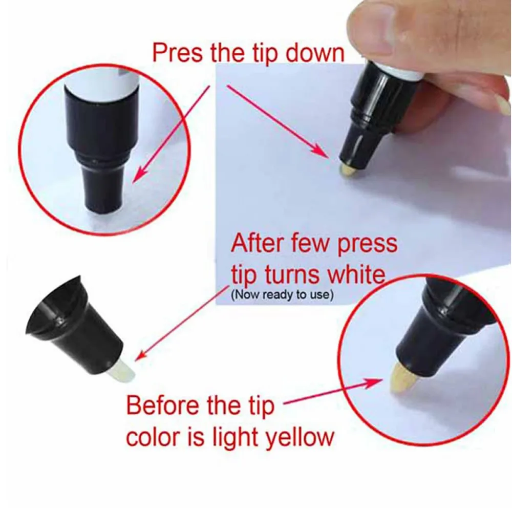 Универсальная Водонепроницаемая ручка для автомобильных шин с перманентным протектором резиновый металлический маркер