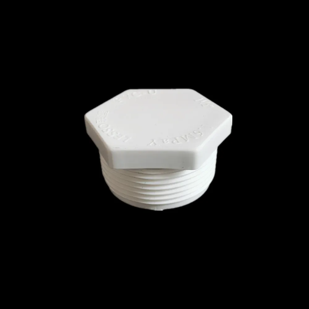 UPVC 1/2 &quot3/4&quot 1 &quotштыревая резьба пластиковая труба Шестигранная головка