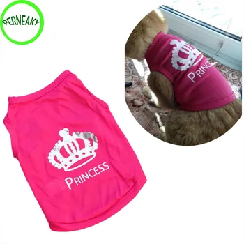

Hot Pet Dog Cat Cute Princess T-shirt Vest Coat Pet Puppy Clothes Costumes