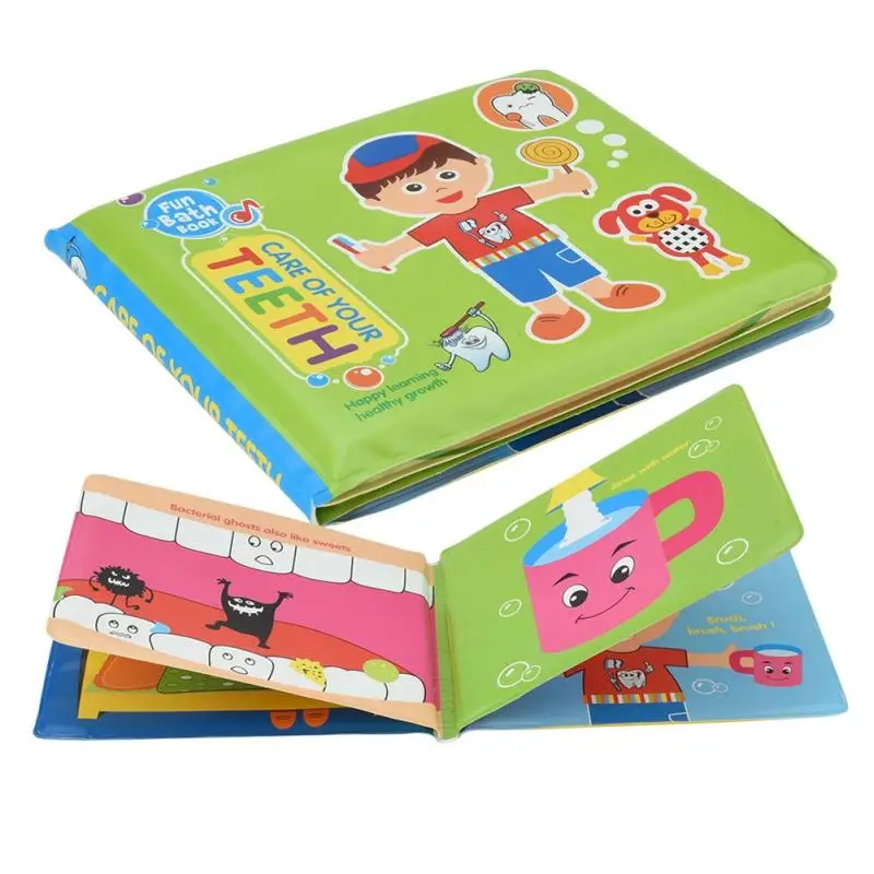 Детские игрушки для ванной, книги для купания, игрушки для ванной комнаты, Детские Водонепроницаемые книги для раннего развития, игрушки для младенцев