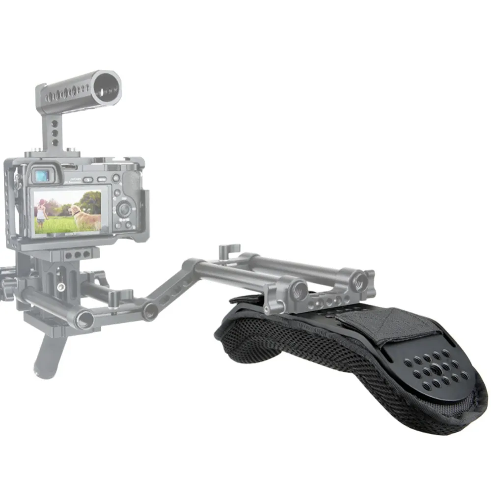 NICEYRIG DSLR наплечный стабилизатор для камеры, наплечный стабилизатор для видеокамеры, видеокамера, губчатый коврик 1/" DSLR 3/8"