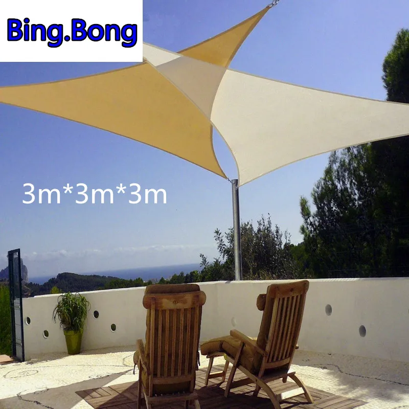 

European Freeshipping sun shade sail PU waterproof shade cloth lona para toldo canopy outdoor pergola gazebo garden cover awning