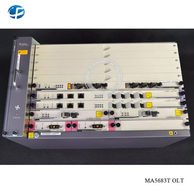 Хуа Вэй MA5683T GPON Терминал EPON OLT устройство, с 2* SCUN, 1*10G X2CS uplink плата, 2* PRTE удлинитель OLT