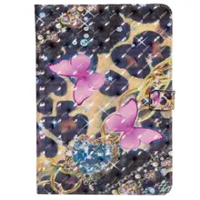maosenguoji 3D Painted card function luxury fold Bracket Tablet Case For ipad Pro 9.7 2017 Smart wake up/sleep Function cover
