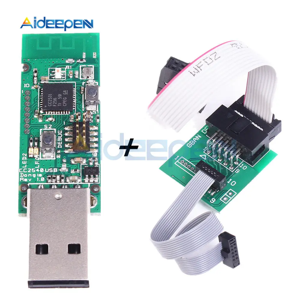Беспроводная плата CC2531 CC2540 Zigbee Sniffer Bluetooth BLE 4 0 модуль захвата ключа USB