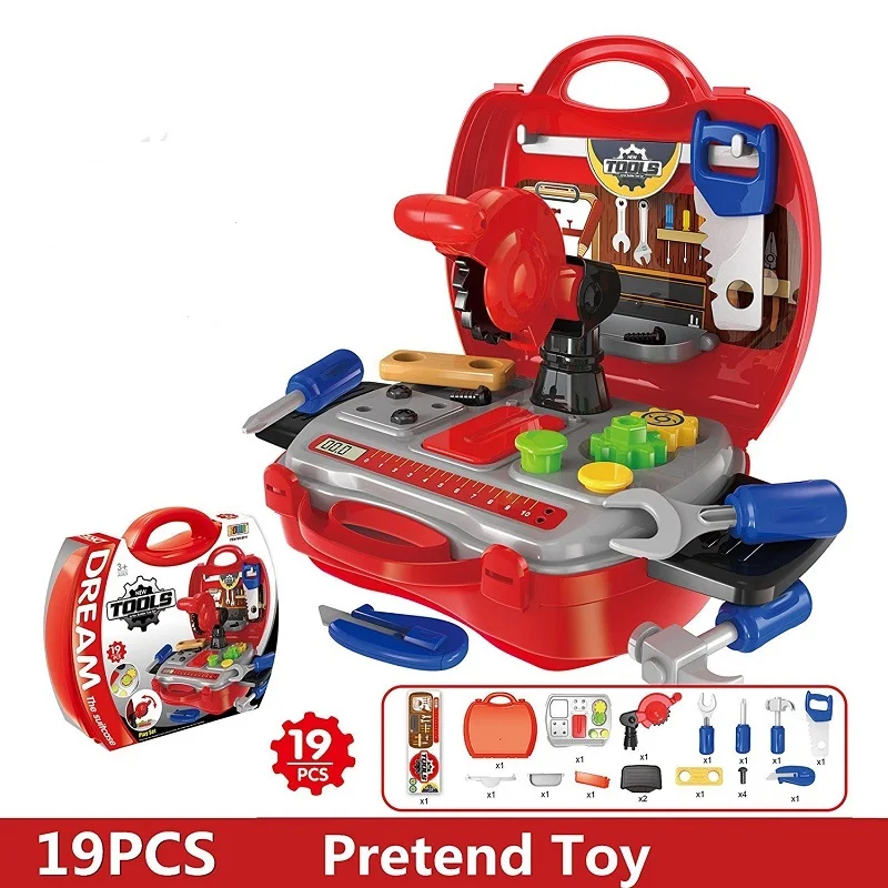 Tools Toy Child Tool Box Kids Boys Gift Kids Tool Set Simulation