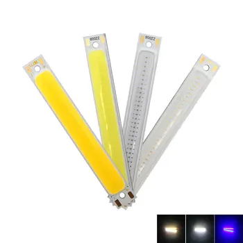 

Battery Powered 1W 3W COB Bulb Kit 3.7V LED Light Source 60mm 2.36in Strip Bar LED Chip for Work Lamp Bike Boat Car Lights