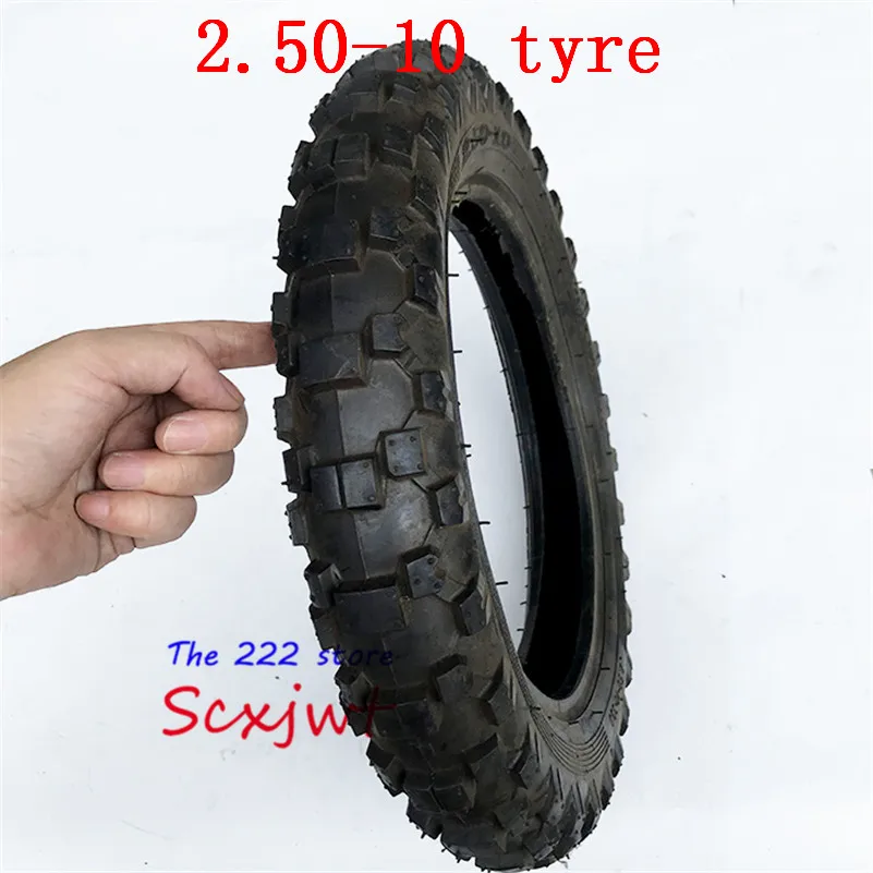 

2.50-10 Off-road tyre tube 2.50x10 Motorcycle Scooter Tire & Inner Tube Fits for Honda CRF50 XR50 Yamaha PW50