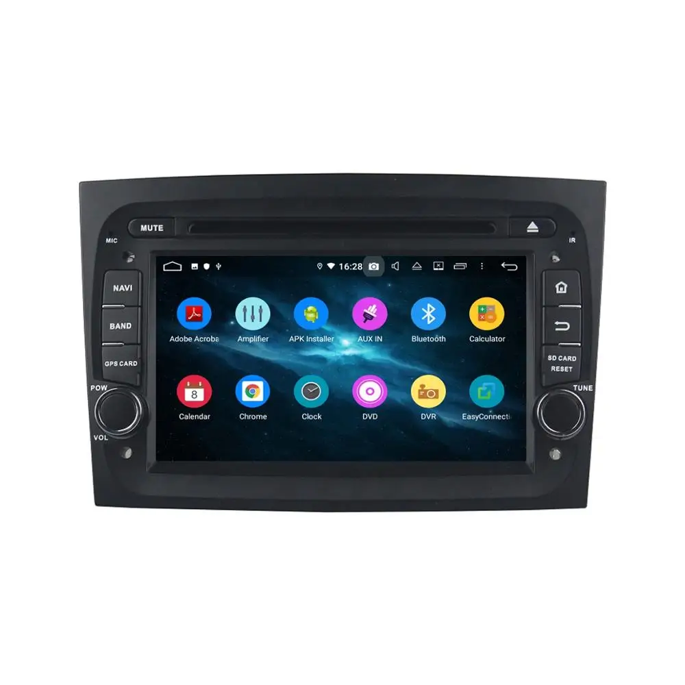 Discount 4GB RAM Octa Core 7" Android 9.0 Car DVD Player for Fiat DOBLO 2016 2017 2018 Radio GPS 4G WIFI Bluetooth 4.2 USB Mirror-link 1