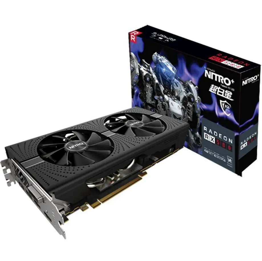 Original Sapphire Radeon Nitro RX 580 video card RX580 8G DDR5 graphics card DirectX12 2304SP 1340