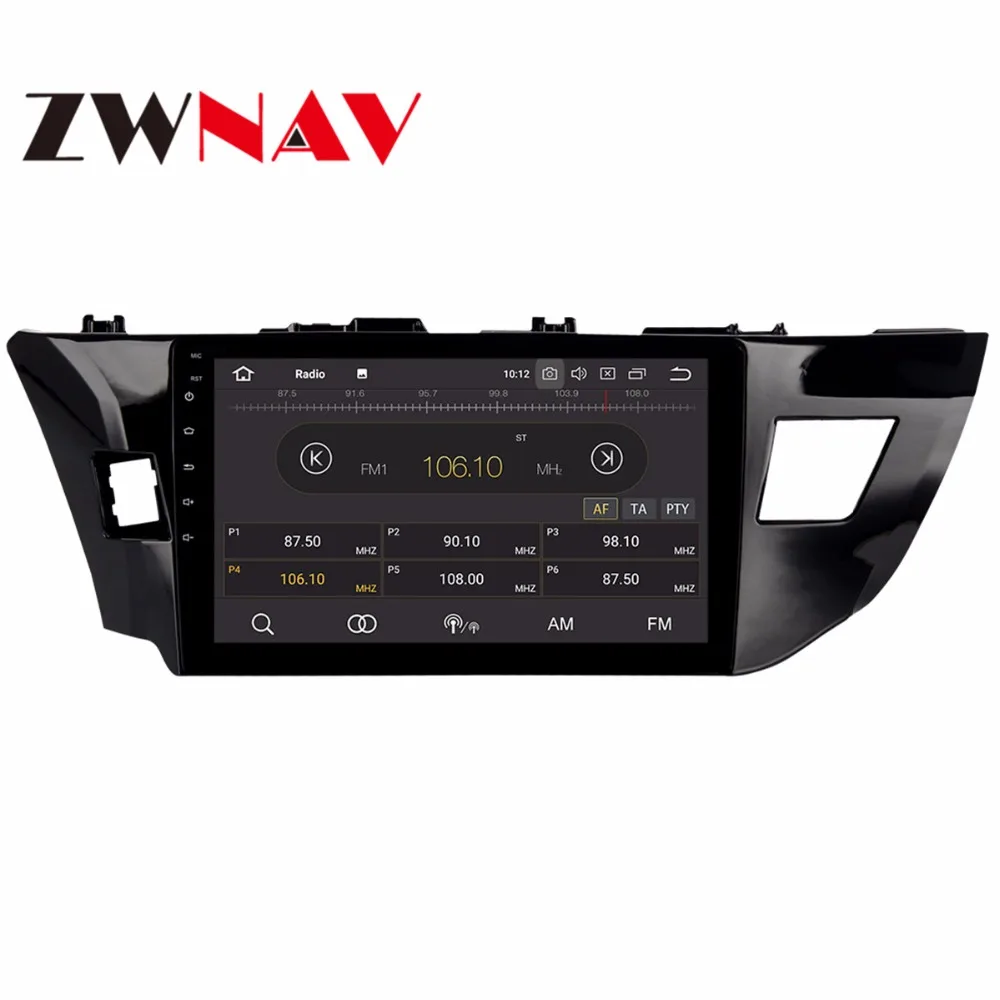 Sale 10.2"Android 7.1 8.0 Car GPS Radio DVD Player For Toyota Corolla 2014-2016 with Octa Core 4GB+32GB Auto Stereo Multimedia Navi 2