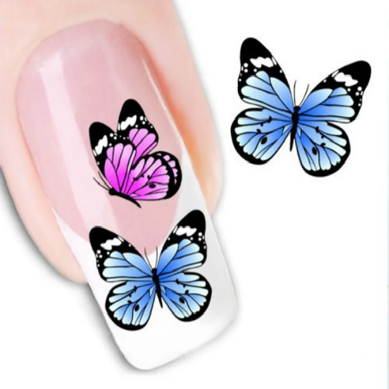 1pcs3D Design Cute DIY Watermark Animal Tip Nail Art Sticker On The