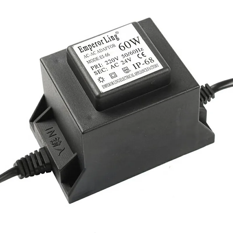 AC 12V 24V Power Supply IP67 Waterproof Underwater LED Driver 60W 220W 2000W Transformer AC 110V 220V Adapter for LED Pool Light - Цвет: 60W