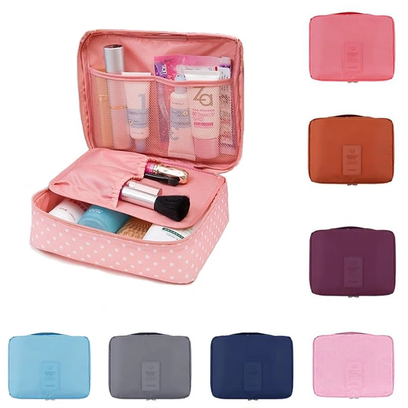 

Ladies Men Make up Makeup Organizer Bag Cosmetic Bag Toiletry Portable Outdoor Travel Kits Wash Pouch Business Storage Bag