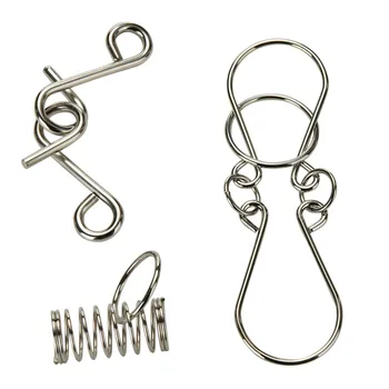 

8PCS/Set Brain Teaser Metal Wire Puzzle Magic IQ Test Mind Game Adults Child Toy