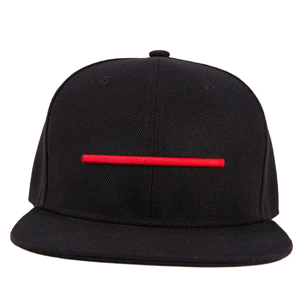 Модная шляпа в стиле хип хоп с вышивкой красную полоску Snapback кепки для мужчин и