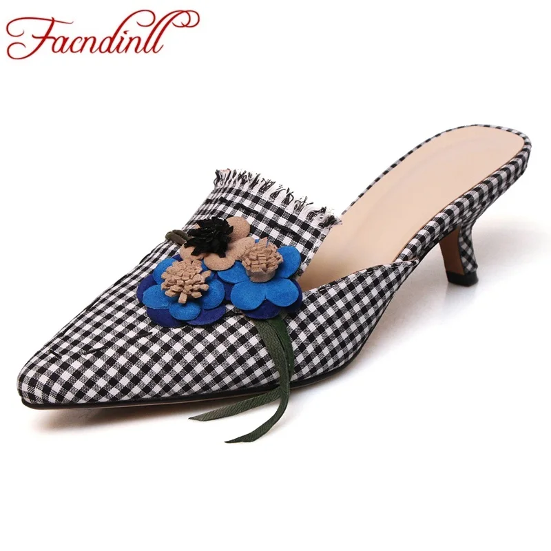 

FACNDINLL women slippers new fashion summer sexy high thin heels pointed toe shoes woman dress party wedding gladiator sandals