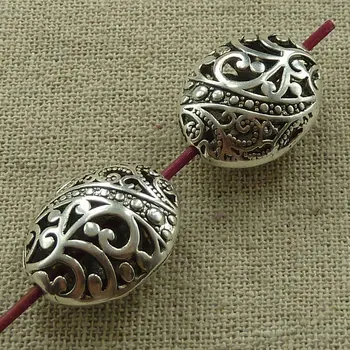 

60 pieces tibetan silver nice spacers 22x18mm #2727