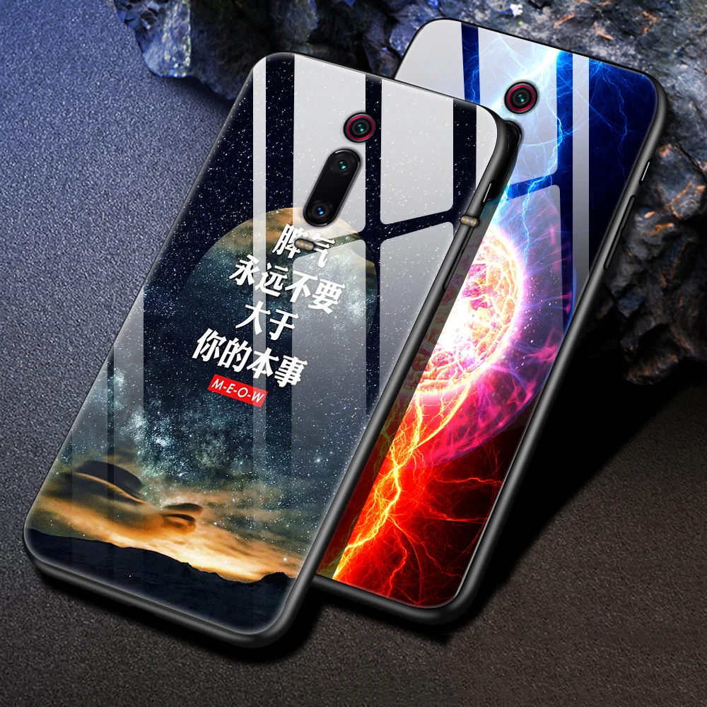 Чехол из закаленного стекла для Xiao mi Red mi K20 Pro, чехол для задней панели Xiaomi mi 9T Red mi K20 Pro mi 9T Pro Fundas Coque