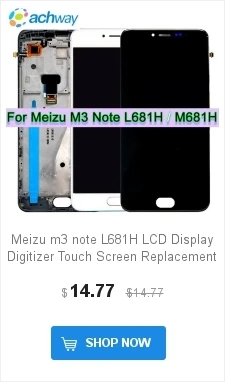 Meizu M3 Note L681H кнопка домой датчик отпечатков пальцев Ключ гибкий кабель лента запасные части Meizu L681H Кнопка 14 контактов