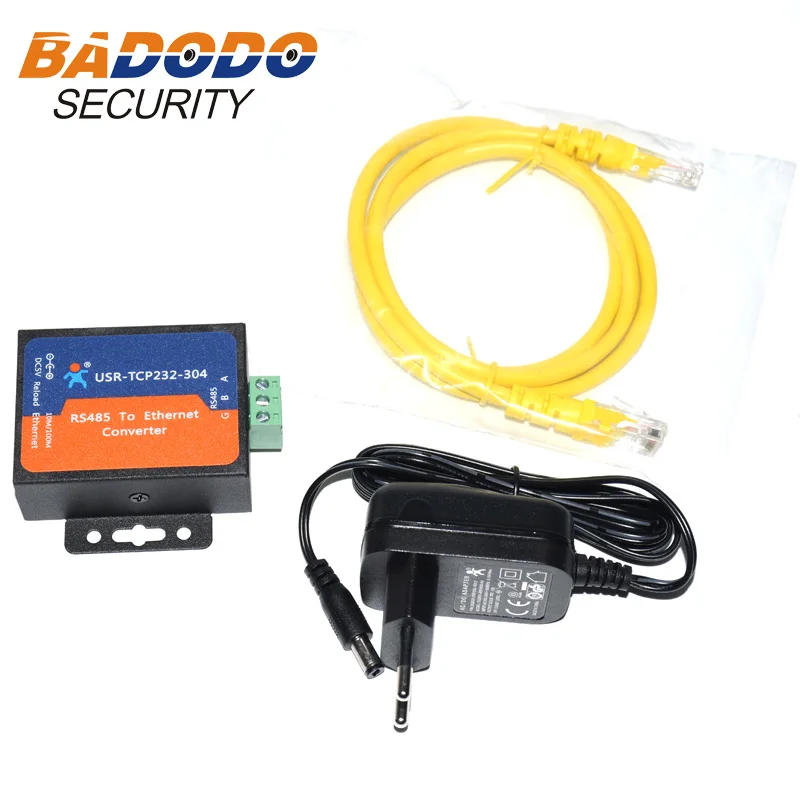 Модуль преобразователя RS485 к Ethernet серверу последовательный TCP/IP со встроенной веб