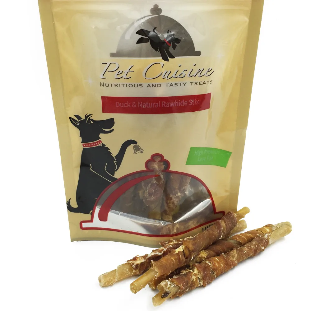Pet Cuisine Dog Snacks Health Training Treats Duck Natural Rawhide 