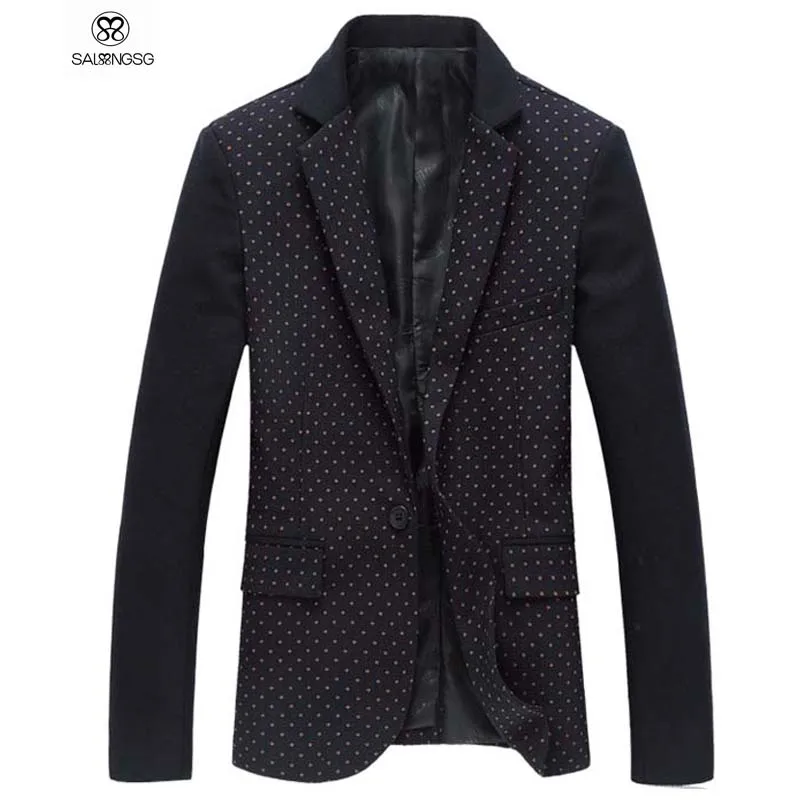 Блейзер Мужчины Черные Slim Fit Мужская Платье Пиджак Jaqueta 2017 Новый людей прибытия