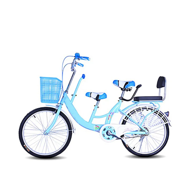 Best 22 Inch Double Bike Mother And Child Bike With 2 Children 3