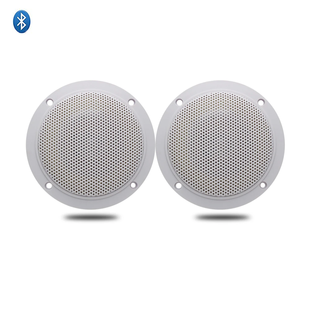 160 ワット 4 インチマリン Bluetooth 防水スピーカーボートオートバイ車のオーディオステレオ用スパルーム Utv Atv ゴルフカート Speakers Sets Aliexpress