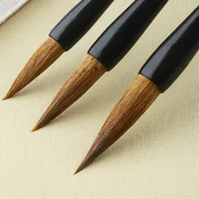 Ласка волос Китайская каллиграфия кисти Pen Средний сценариев китайский пейзаж Картина кисти Китайский поставок каллиграфии