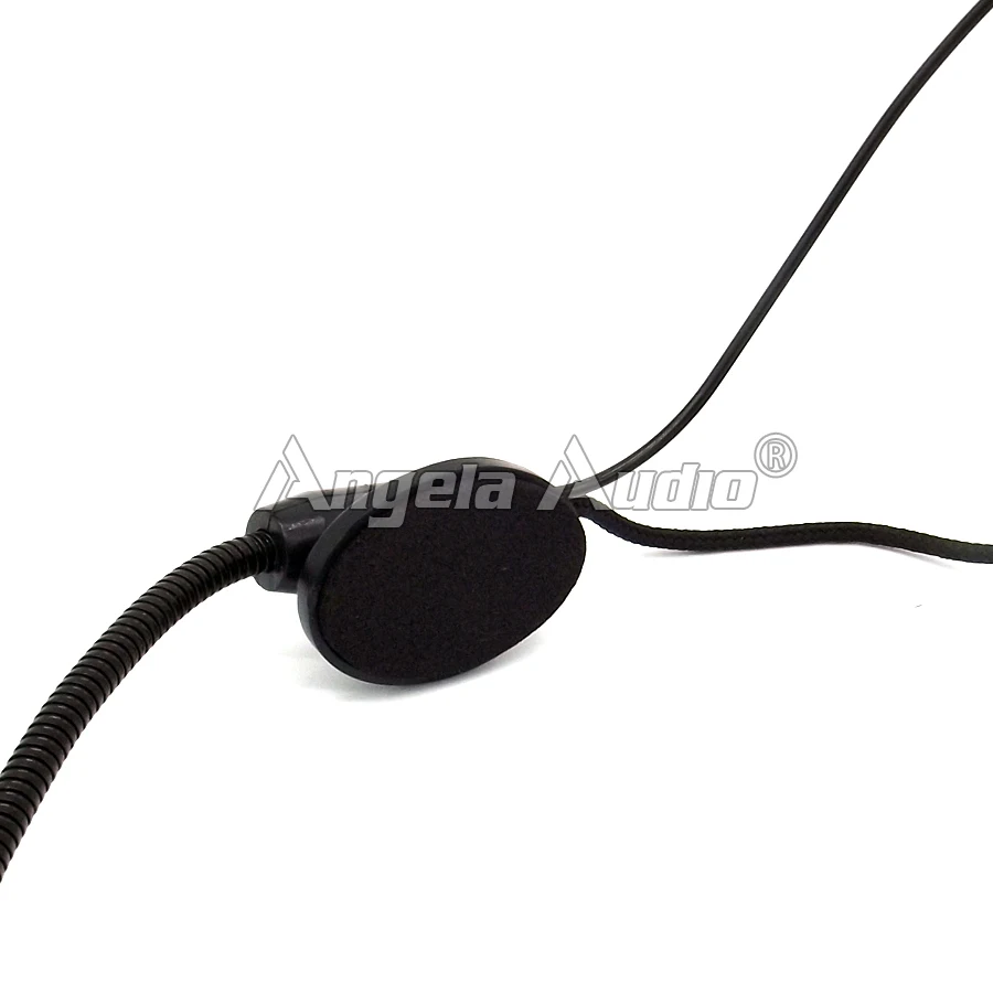 3.5 ملليمتر برغي الموضوع موصل Headworn Earhook المكثف سماعة رأس مع ميكروفون Mic Microfone مايك اللاسلكي Bodypack الارسال