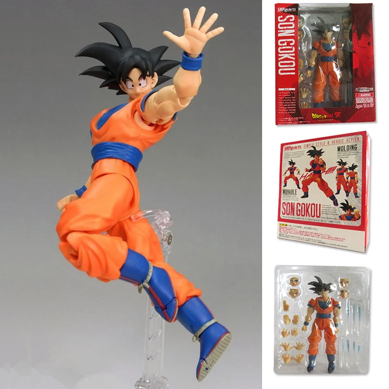 

PVC SHFiguarts Molding Movable Dragonball SON GOKOU Heroic Action Figure Vegeta Vegetto Assemble Anime Model Toy Boy Gifts