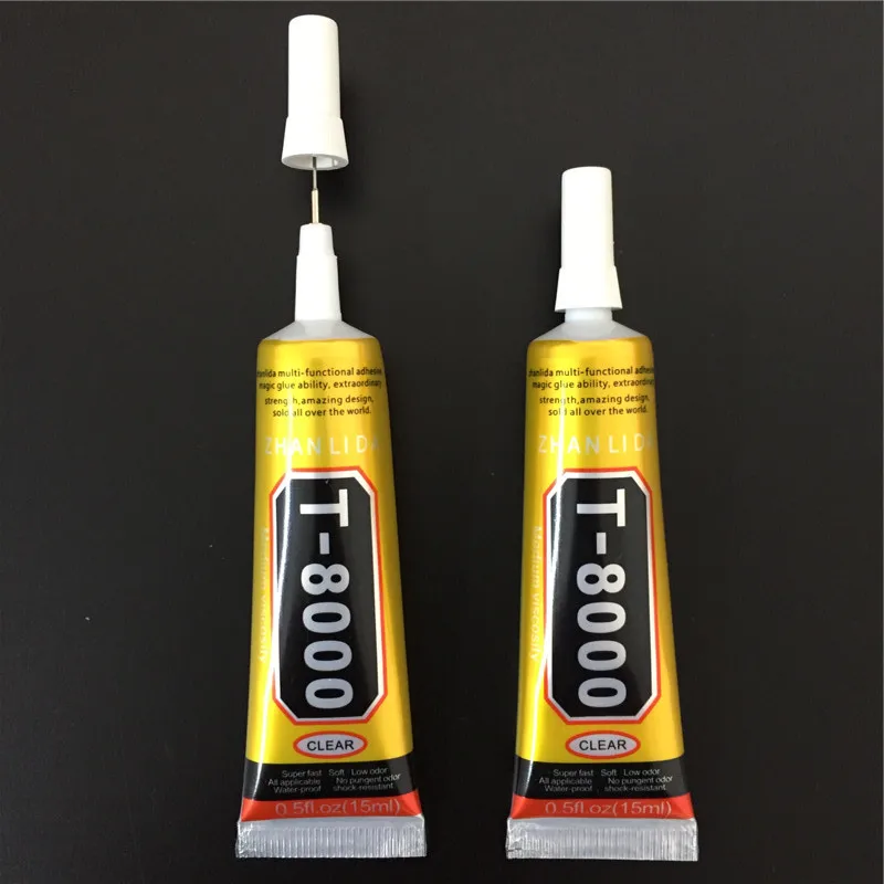 2pcs! 15ml T8000 Liquid Glue Multi Purpose Repair Glue for jewelry