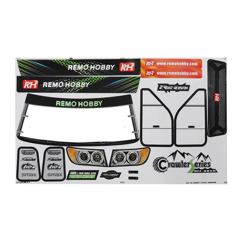 Корпус кузова для радиоуправляемого автомобиля Remo D7916 1/10 1093 ST 2 4G 4WD