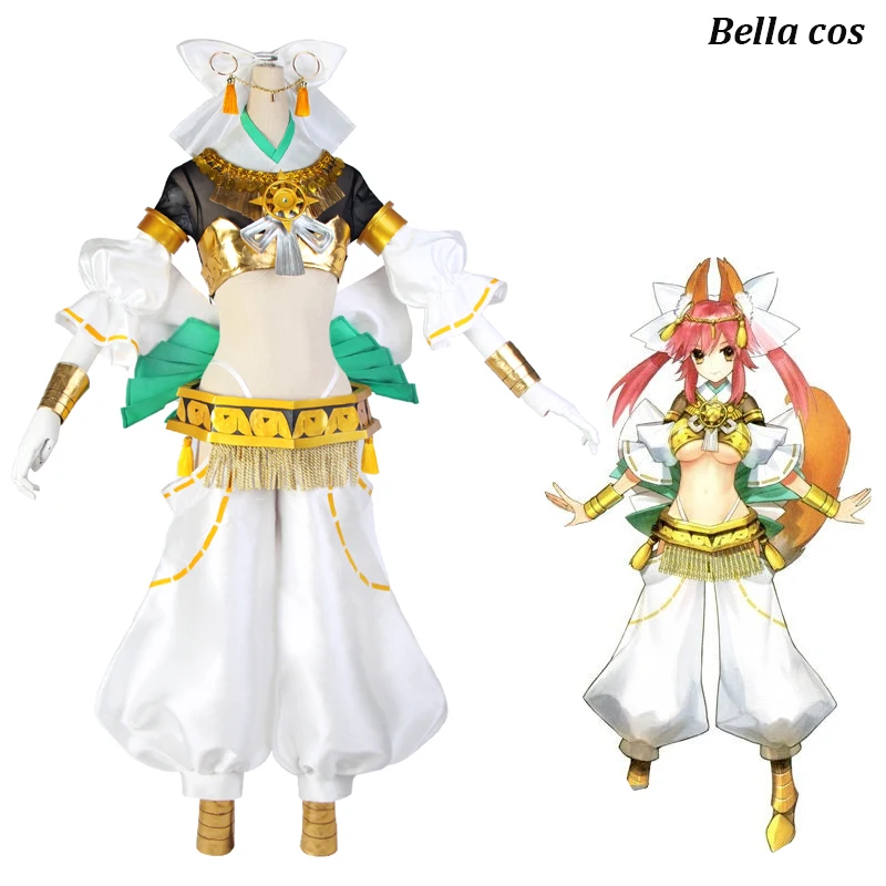 Новый костюм для косплея тамамо но Маэ из Fate Grand Order мифические костюмы Униформа с