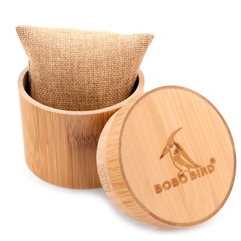 BOBO BIRD бамбуковая деревянная коробка для часов круглая бамбуковая трубка