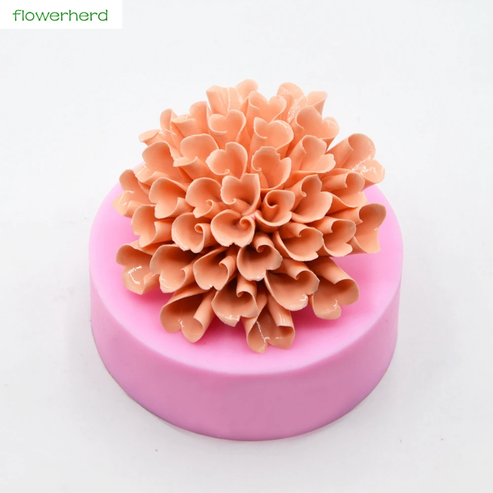 

Hydrange Silicone Soap Mold Solid Flower 3D Soap Mold Handmade Fragrance Soap Fondant Cake Decorating Tools Liquid Silicone Mold