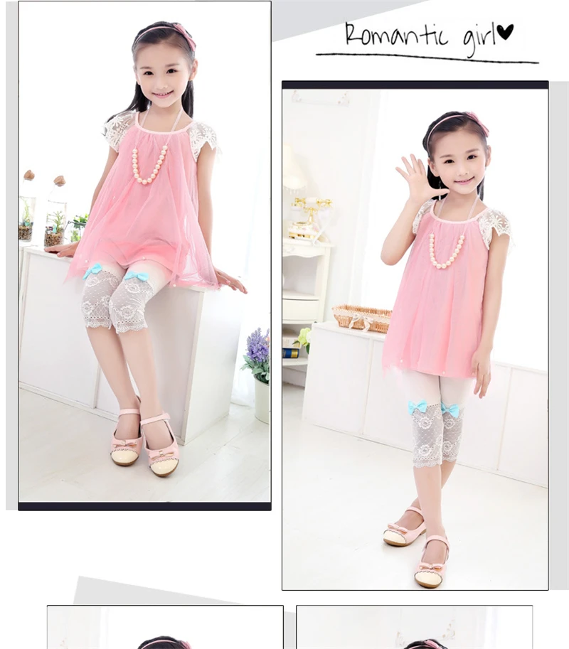 toddler girls child legging with lace14