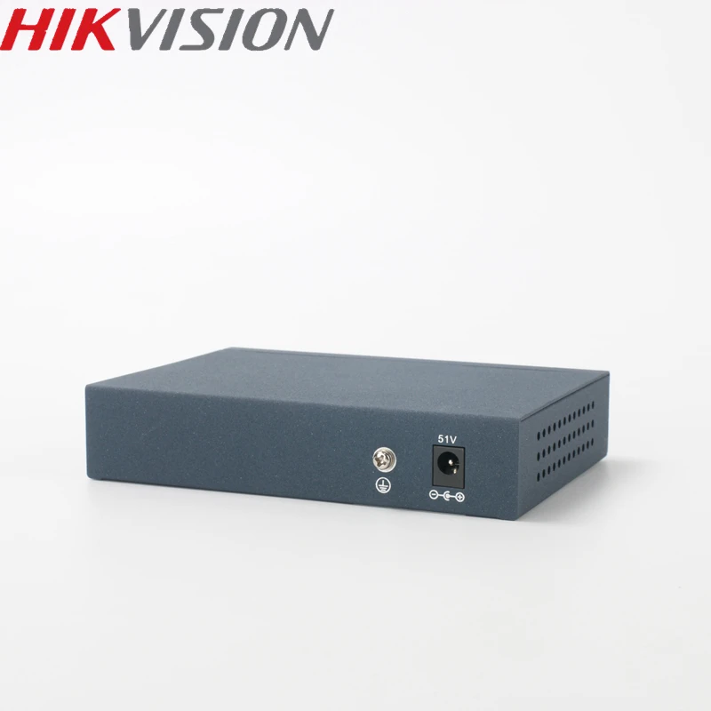 HIKVISION PoE коммутатор DS 3E0105P E неуправляемый 5 портов 10/100 Мбит/с металлический