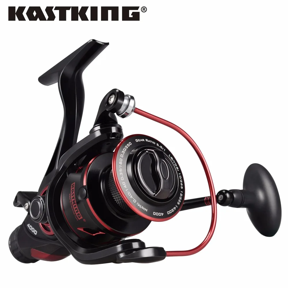 KastKing Baitfeeder III морской 12 кг Макс Перетащите Спиннинг Рыбалка катушка 10 + 1 мяч