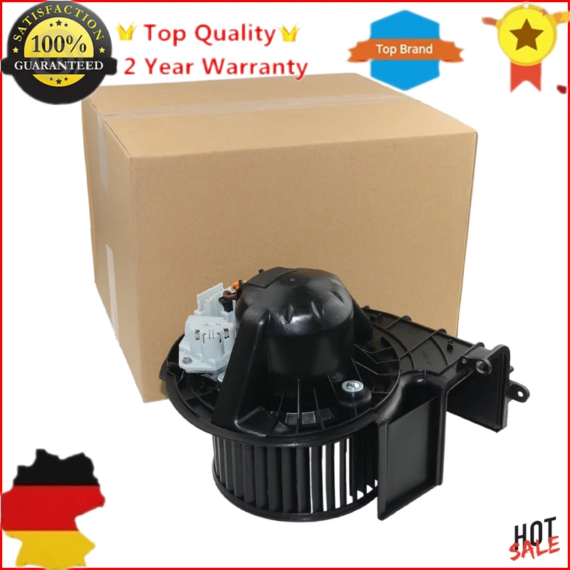 ROADFAR Heater Blower Motor 64119245849 Air Conditioning Blower Motor with Fan Cage Fit for 2007 2008 2009 2010 2011 2012 2013 BMW X5 2008 2009 2010 2011 2012 2013 2014 BMW X6