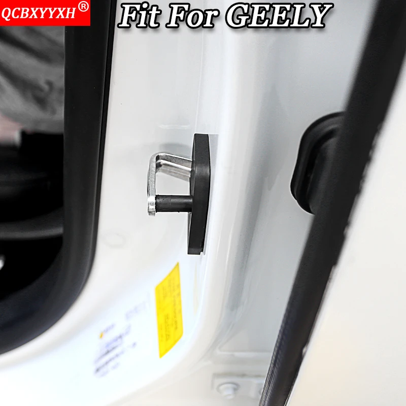 Для Geely EC7 EC7RV EC8 GC9 QCBXYYXH 4 шт./компл. Автомобильная дверь ABS замок защитный чехол аксессуары для украшения автомобиля стайлинга автомобилей
