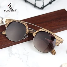 BOBO BIRD, женские солнцезащитные очки, мужские деревянные солнцезащитные очки, женские летние пляжные очки в подарочной деревянной коробке