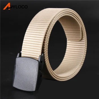 

Canvas luxury belts for men Automatic Buckle Nylon Belt Male Army Tactical Belt Mens Military Waist Canvas Belts Cummerbunds
