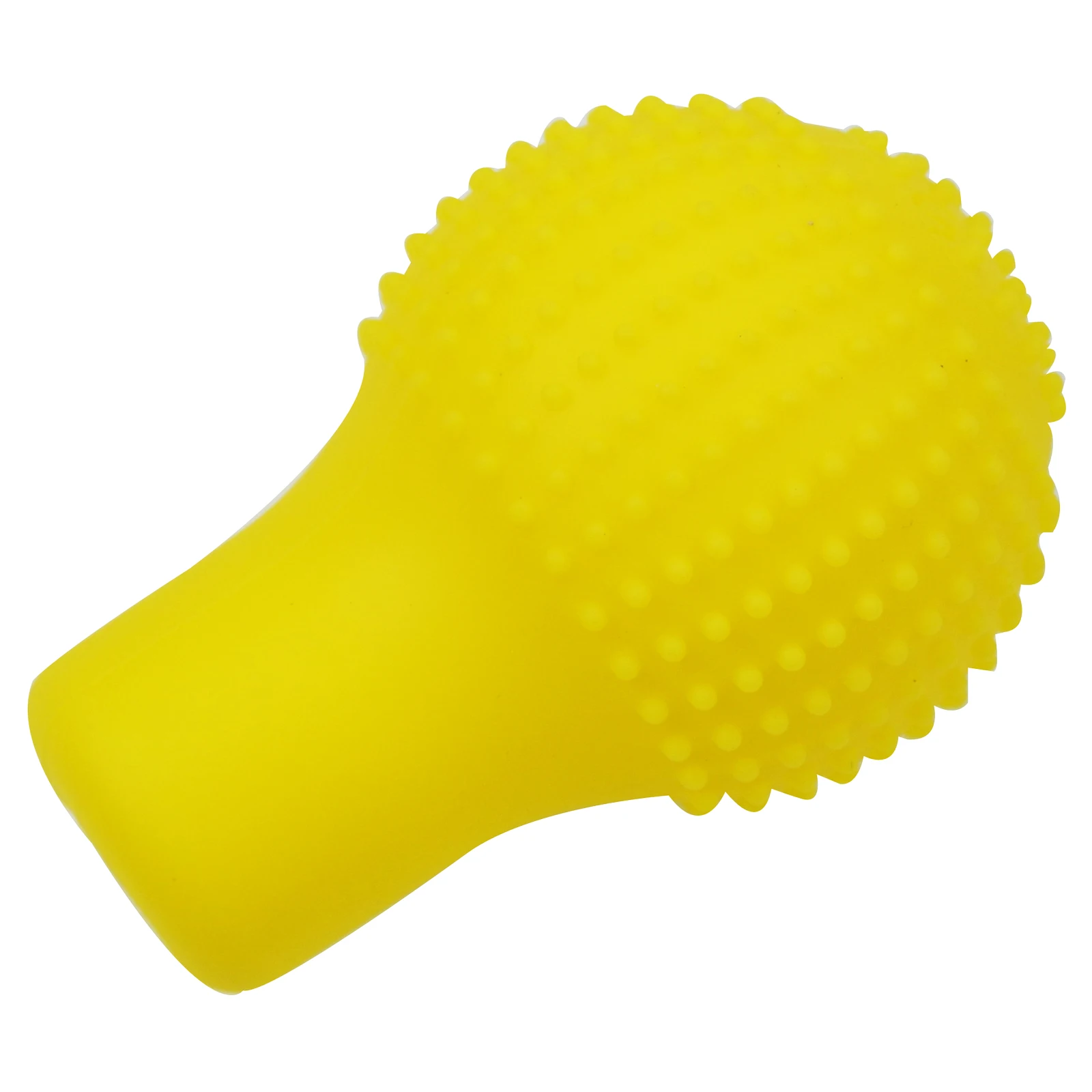 10x Car Auto Round Silicone Gear Shift Knob Cover Manual Automatic Non slip Lever Shifter Knobs Case Protector - Название цвета: Цвет: желтый