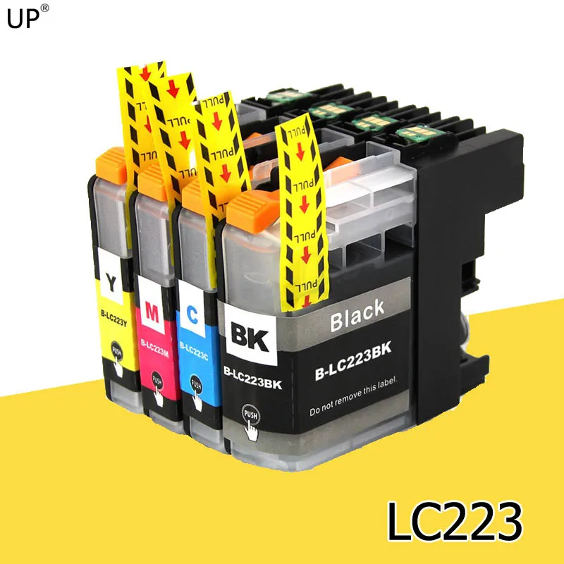 С чипом LC223 LC221 Совместимый картридж для принтера Brother MFC-J4420DW/J4620DW/J4625DWJ480DW/J680DW/J880DW |